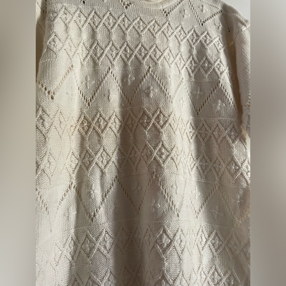 Vintage Heirlooms short sleeve sweater - Picture 3 of 6